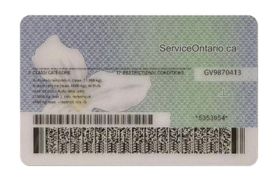 Ontario Fake Dirvers Licence (upgrade version)