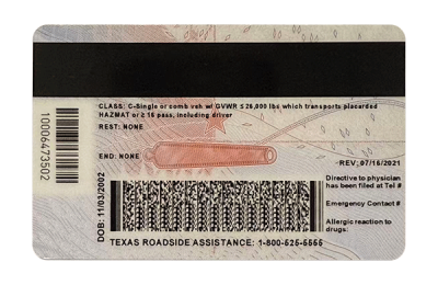 Texas Fake Dirvers Licence (upgrade version)