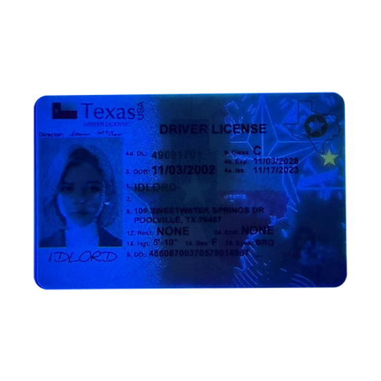 Texas Fake Dirvers Licence (upgrade version)
