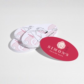 Oval Business Cards