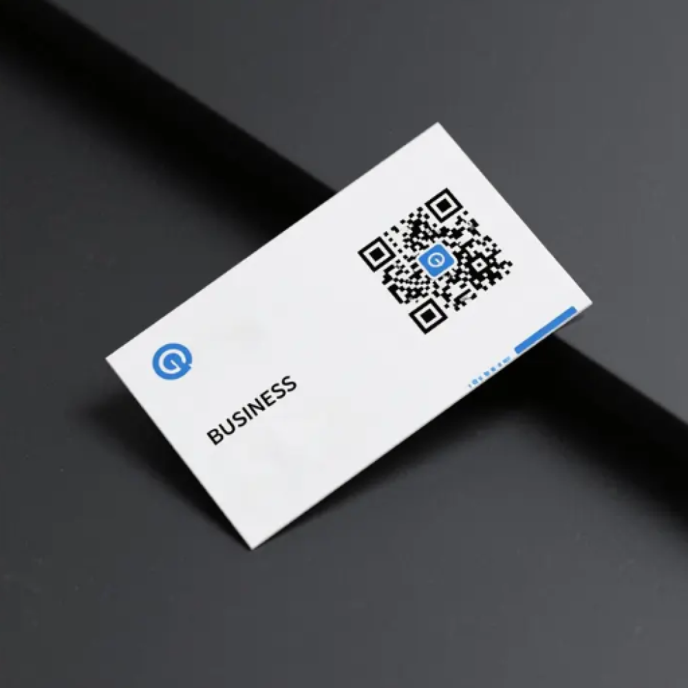 White and blue simple style template
