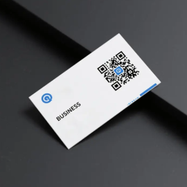 White and blue simple style template