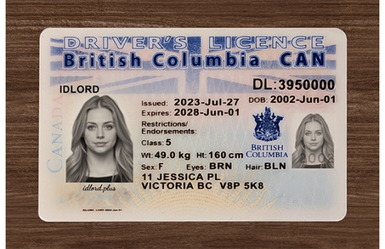 British Columbia Fake IDs
