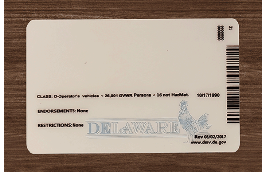 Delaware Fake IDs
