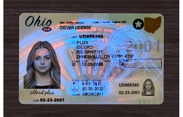Ohio Fake Dirvers Licence