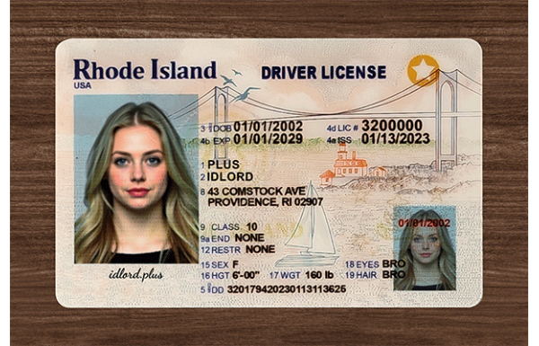 Rhode Island Fake Dirvers Licence