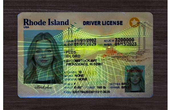 Rhode Island Fake Dirvers Licence