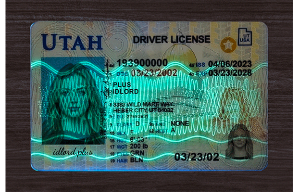 Utah Fake Dirvers Licence